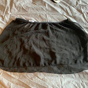 Capezio XL Adjustable Women's Dance Skirt Black